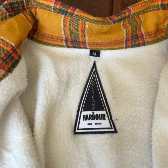 Flannel fleece lined Harbour Jacket - Picture 3 of 4